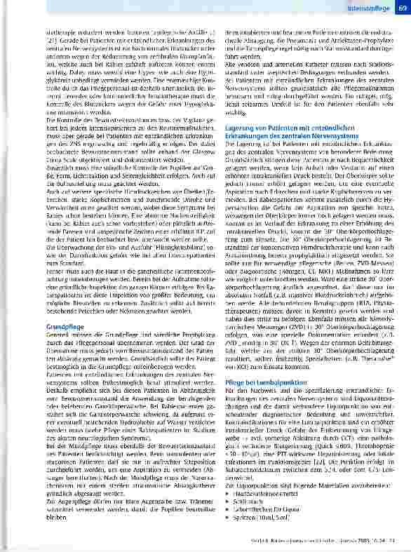 Vorschauseite 6: Rabies - intensivmedizinische und intensivpflegerische HerausforderungTeil 2