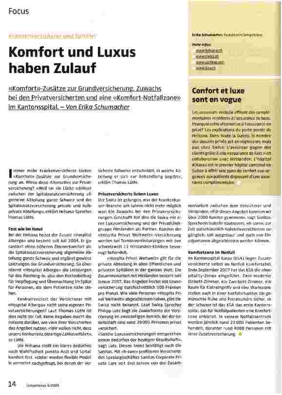 Vorschauseite 1: Komfort und Luxus haben Zulauf