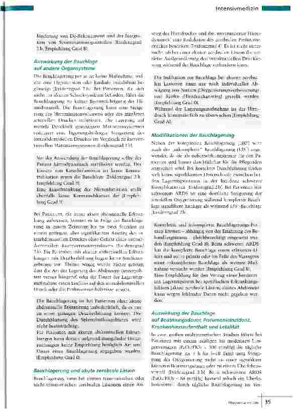 Vorschauseite 4: Leitlinien für die Lagerungstherapie
