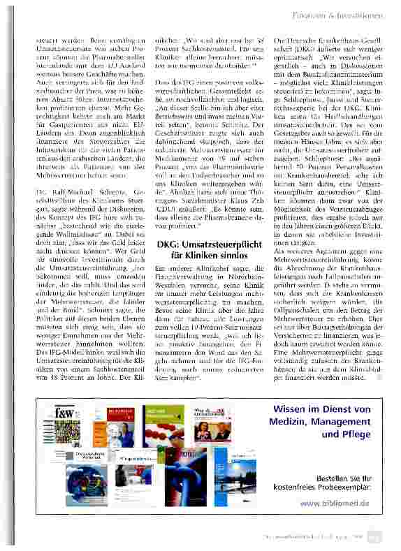 Vorschauseite 4: Ein Steuervorteil wird zum Nachteil