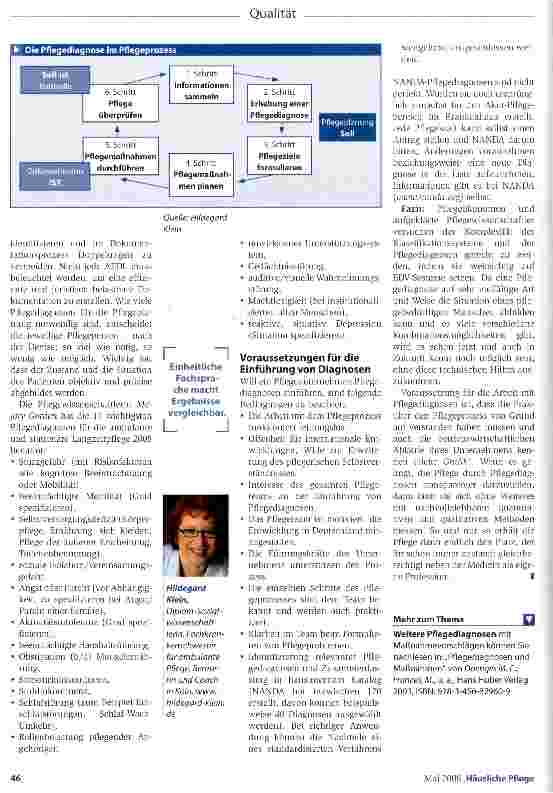 Vorschauseite 3: Die Pflege transparenter darstellen