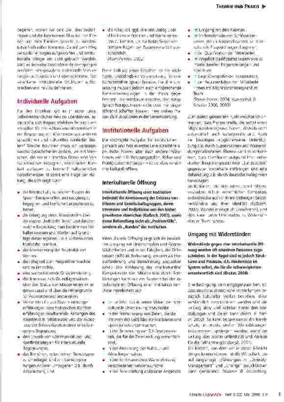 Vorschauseite 2: Individuelle und institutionelle Aufgaben auf dem Weg zu einer „Kultursensitiven Sprachtherapie