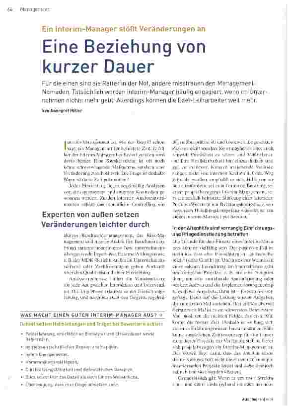 Vorschauseite 1: Eine Beziehung von kurzer Dauer