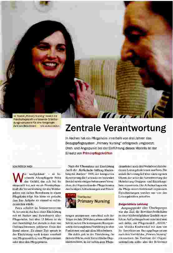 Vorschauseite 1: Zentrale Verantwortung