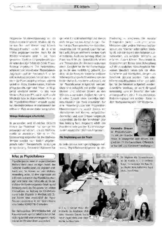 Vorschauseite 2: PhysioBalance in der Praxis