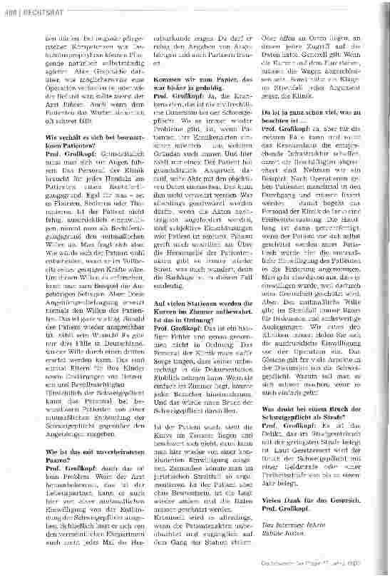 Vorschauseite 3: Beschäftigte gegen alltägliche Brüche der Schweigepflicht absichern