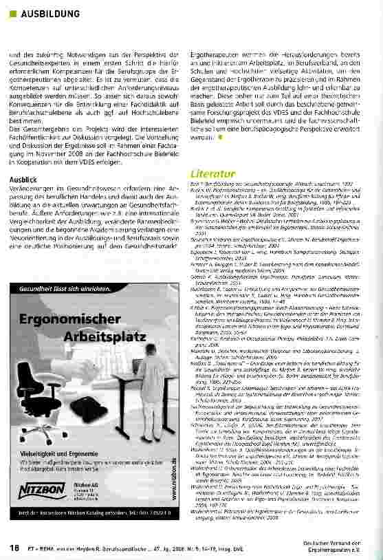 Vorschauseite 5: Berufspezifische Kompetenzentwicklung in der Ergotherapie