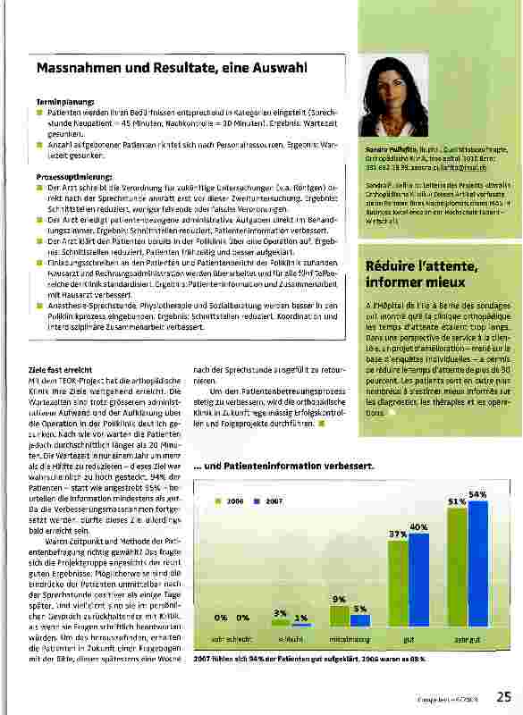 Vorschauseite 2: Prozesse optimiert -Wartezeiten reduziert