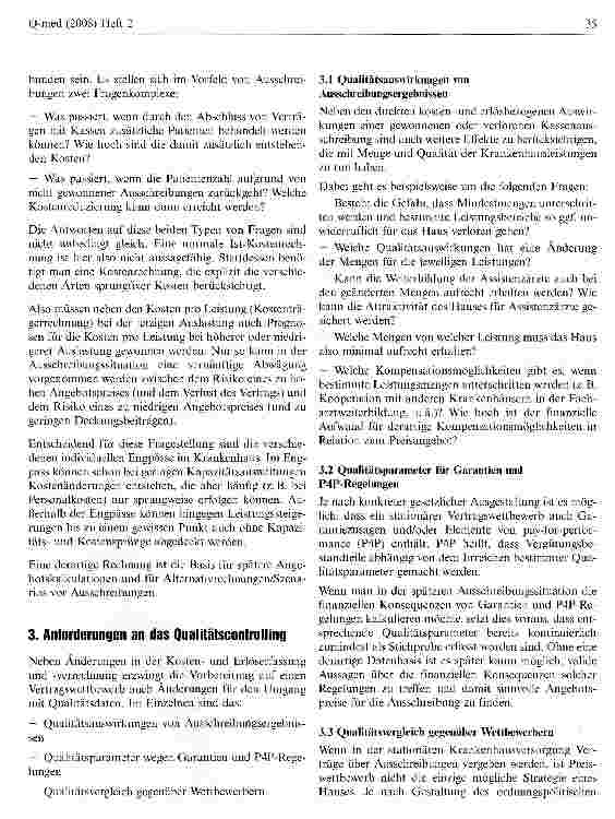 Vorschauseite 3: Leitfaden: Kassenausschreibungen im Krankenhaus -Anforderungen an Controlling und Medizincontrolling