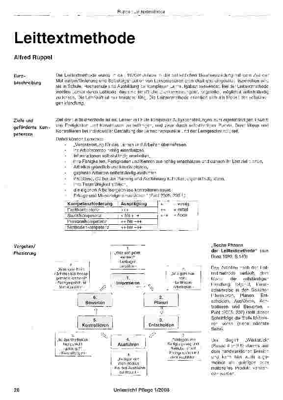 Vorschauseite 1: Leittextmethode