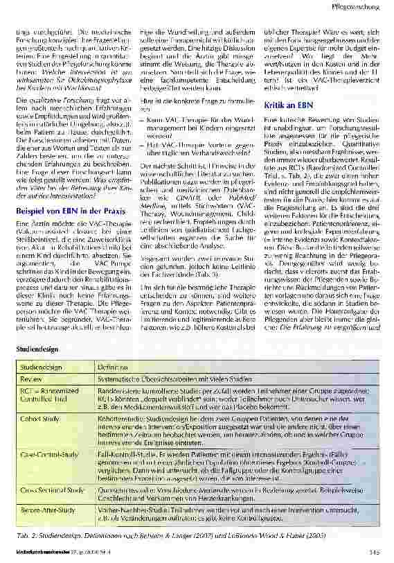 Vorschauseite 4: Evidence-based Nursing (EBN) als wichtiger Baustein der pflegerischen Entscheidung EBN und seine Bedeutung für Pflegeentwicklung und fürPflegemanagement