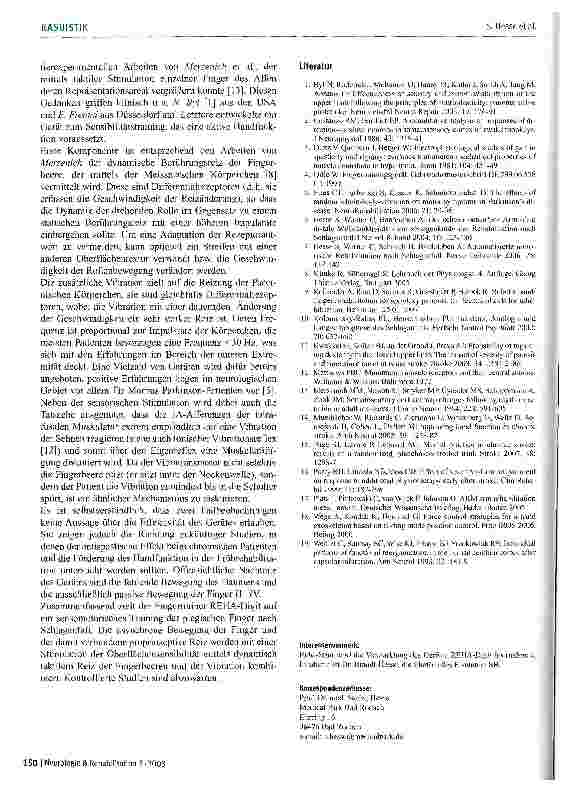 Vorschauseite 4: Gerätegestütztes sensomotorisches Training der plegischen Finger nach Schlaganfall