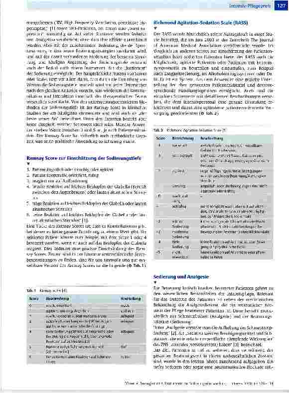 Vorschauseite 2: Instrumente zur Sedierungsüberwachung auf IntensivstationenEine Untersuchung über die Eignung von BIS™-Monitoring und Scoresystemen