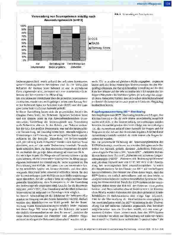 Vorschauseite 6: Instrumente zur Sedierungsüberwachung auf IntensivstationenEine Untersuchung über die Eignung von BIS™-Monitoring und Scoresystemen