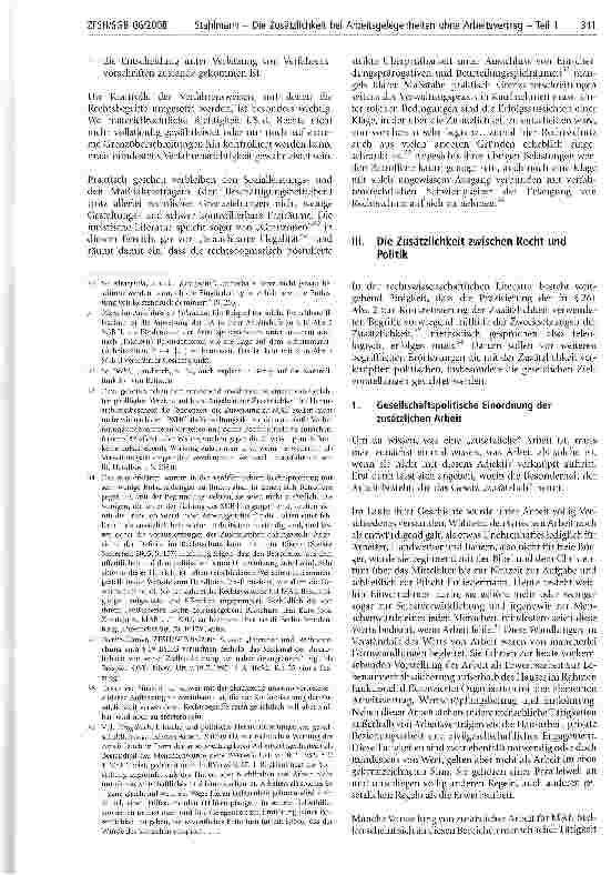 Vorschauseite 5: Die Zusätzlichkeit bei Arbeitsgelegenheiten ohne Arbeitsvertrag nach § 16 Abs. 3 SGB II - Teil 1