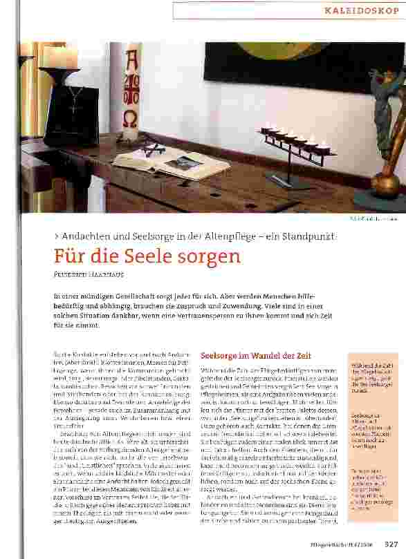 Vorschauseite 1: Für die Seele sorgen