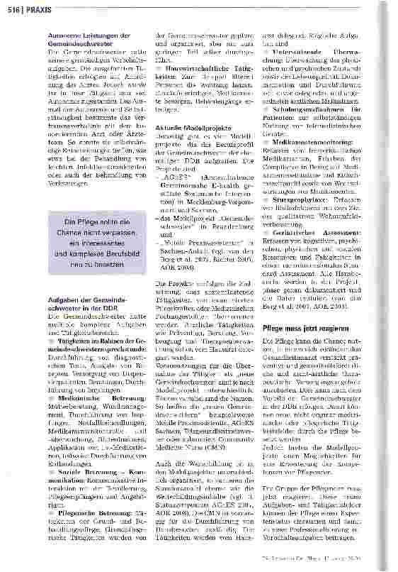 Vorschauseite 3: Die Gemeindeschwestern sind zurück!?