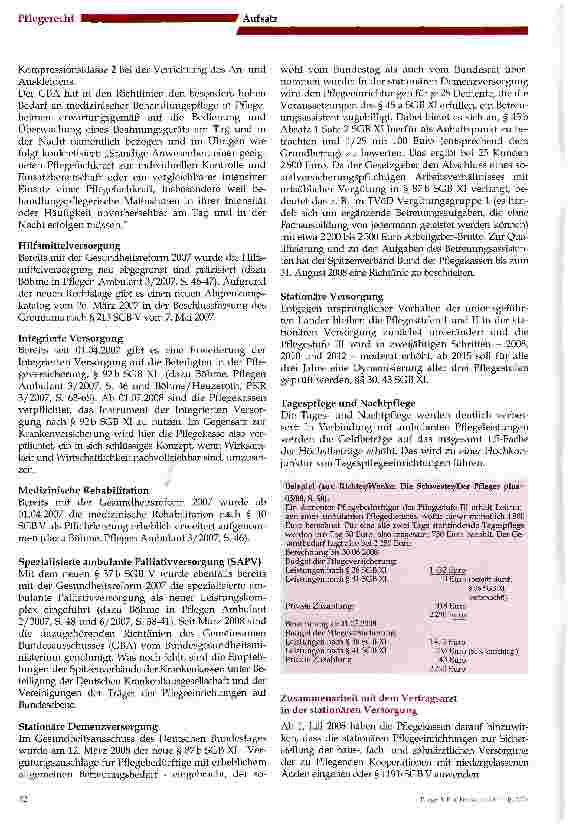 Vorschauseite 4: Das Gesetz zur strukturellen Weiterentwicklung der Pflegeversicherung