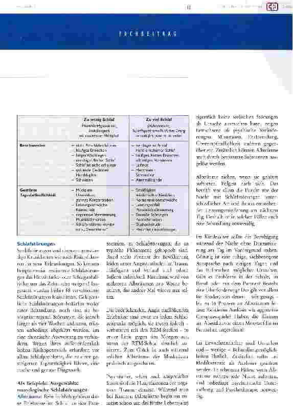 Vorschauseite 2: gesundheitsrisiko Schlafstörung