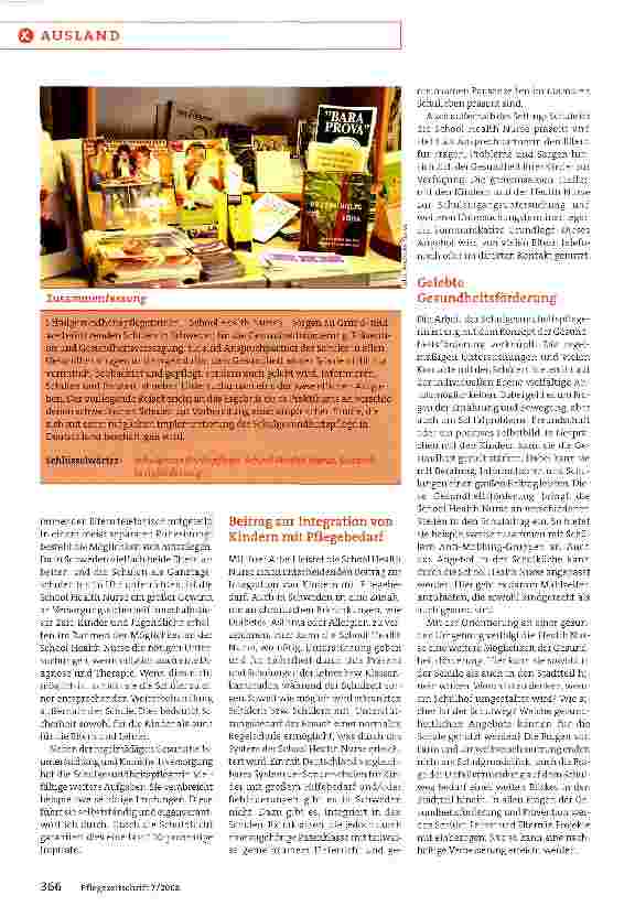 Vorschauseite 3: Gesund in der Schule