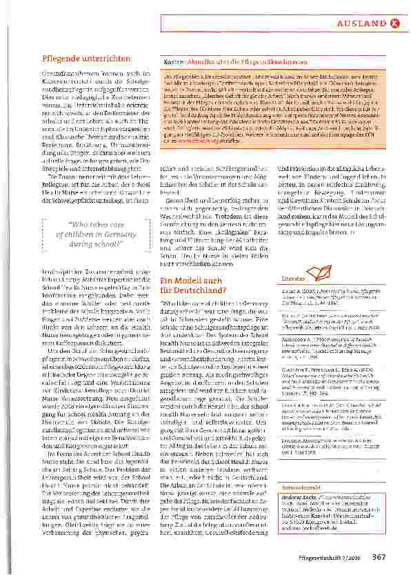 Vorschauseite 4: Gesund in der Schule