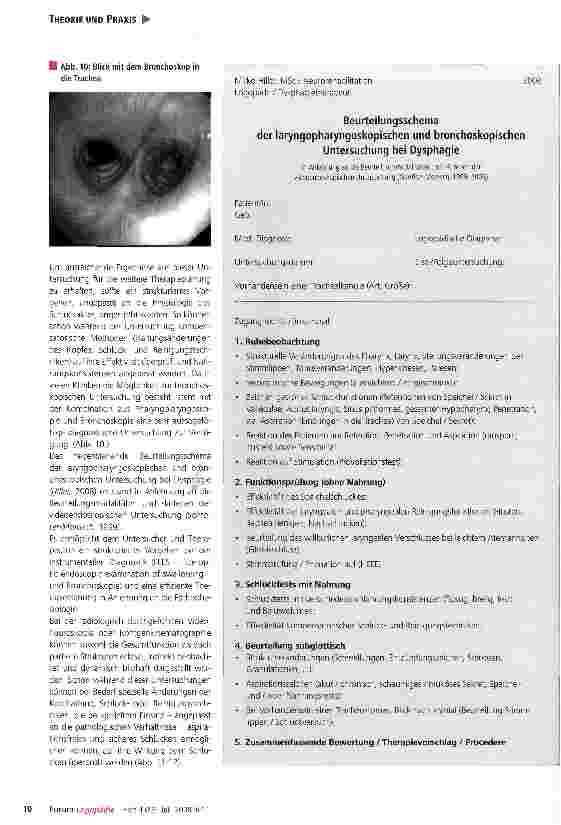 Vorschauseite 5: Strukturierte Diagnostik und evidenzbasiertes Vorgehen bei Schluckstörungen