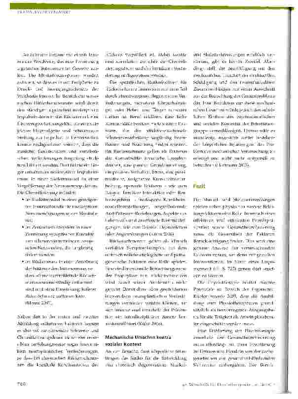 Vorschauseite 3: Vom Stress am Arbeitsplatz zum unspezifischen RückenschmerzPsychosoziale und verhaltensmedizinische Aspekte in Prävention und Gesundheitsförderung