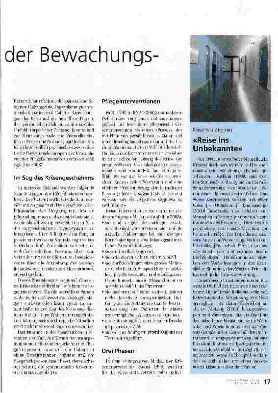 Vorschauseite 2: Die Herausforderungen auf der Bewachungs- Station systematisch angehen