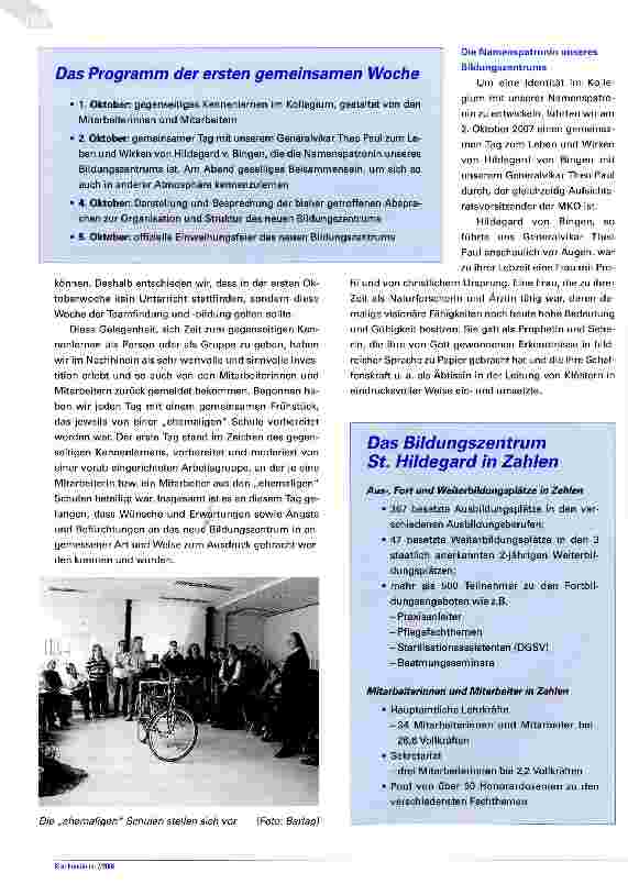 Vorschauseite 6: Fusion und Kooperation in der PflegeausbildungEin Praxisbeispiel aus dem Bildungszentrum St. Hildegard in Osnabrück