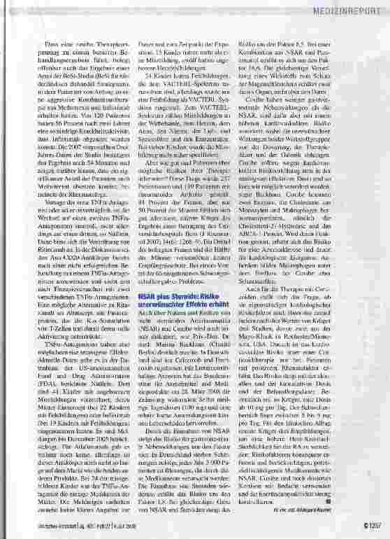 Vorschauseite 2: Frühtherapie bessert die Prognose