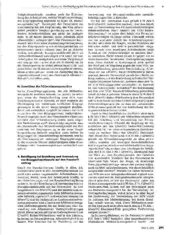 Vorschauseite 3: Die Beteiligung des Personalrats beim Ausstieg aus Tarifverträgen durch Verbandsaustritt