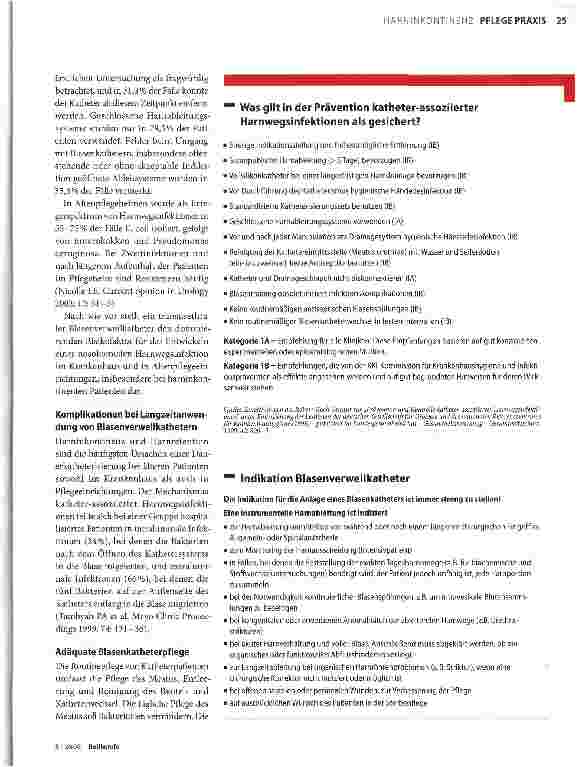 Vorschauseite 2: Pflegerisches Management von Harnwegsinfektionen