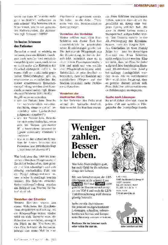 Vorschauseite 4: Ethik im Pflegealltag Wenn Pflegehandeln zum ethischen Dilemma wird