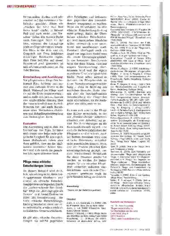 Vorschauseite 5: Ethik im Pflegealltag Wenn Pflegehandeln zum ethischen Dilemma wird