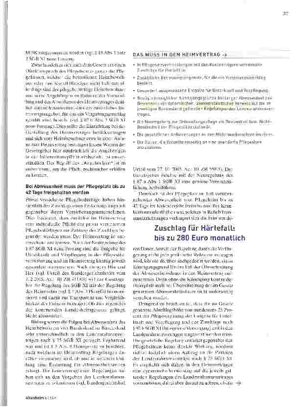 Vorschauseite 2: Überarbeiten Sie jetzt die Heimverträge