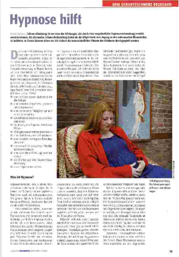 Vorschauseite 1: Hypnose hilft
