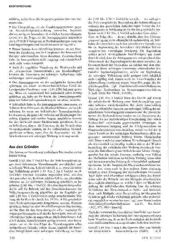 Vorschauseite 3: Ausgabe und Einlösen von Zuzahlungsgutscheinen verstößt gegen die Arzneimittelpreisverordnung