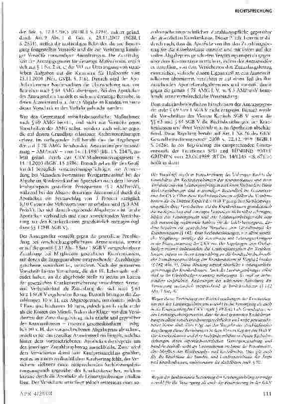 Vorschauseite 4: Ausgabe und Einlösen von Zuzahlungsgutscheinen verstößt gegen die Arzneimittelpreisverordnung