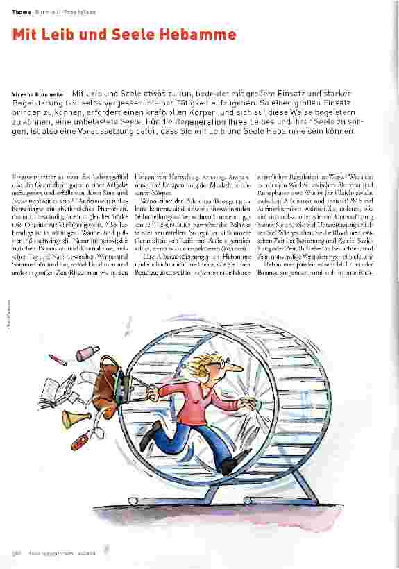 Vorschauseite 1: Mit Leib und Seele Hebamme