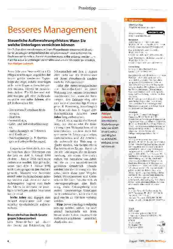 Vorschauseite 1: Besseres Management