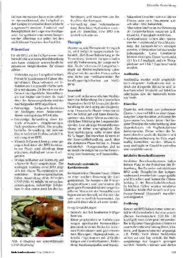 Vorschauseite 3: Bronchopulmonale Dysplasie (BPD)