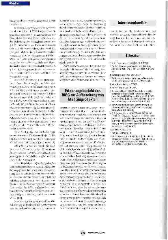 Vorschauseite 3: Rechtliche Rahmenbedingungen für die Aufbereitung von Medizinprodukten