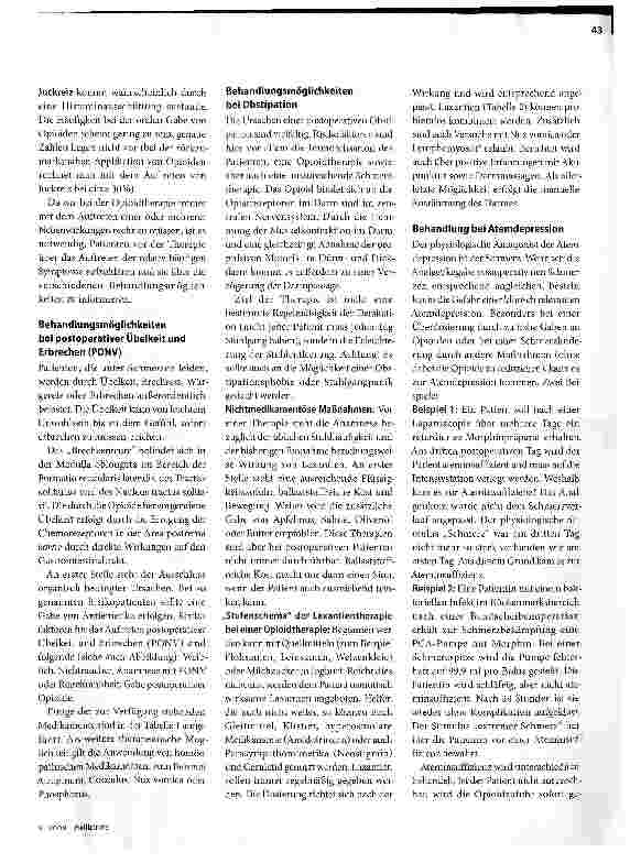Vorschauseite 2: Postoperative Analgesie mit Opioiden