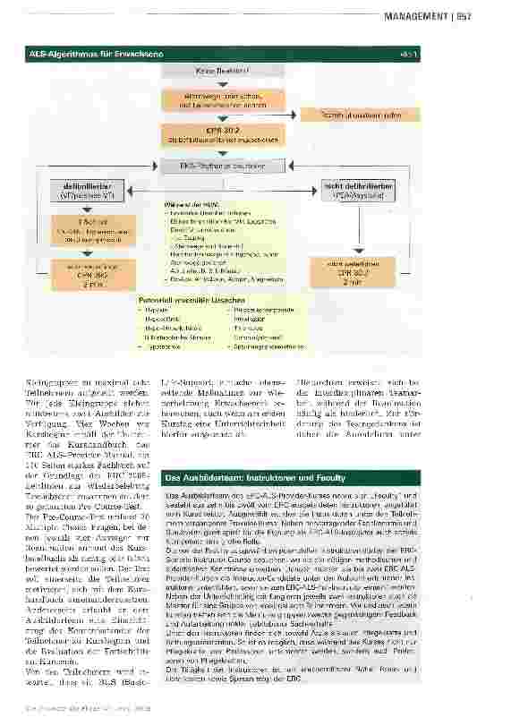 Vorschauseite 2: ALS-Provider-Kurse des ERCReanimationstraining mit europäischem Zertifikat