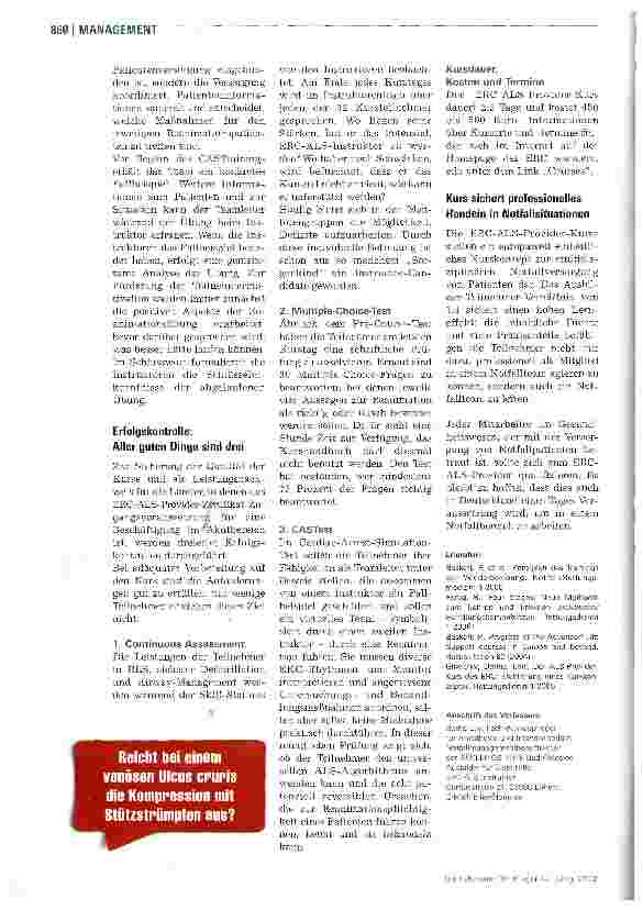 Vorschauseite 4: ALS-Provider-Kurse des ERCReanimationstraining mit europäischem Zertifikat