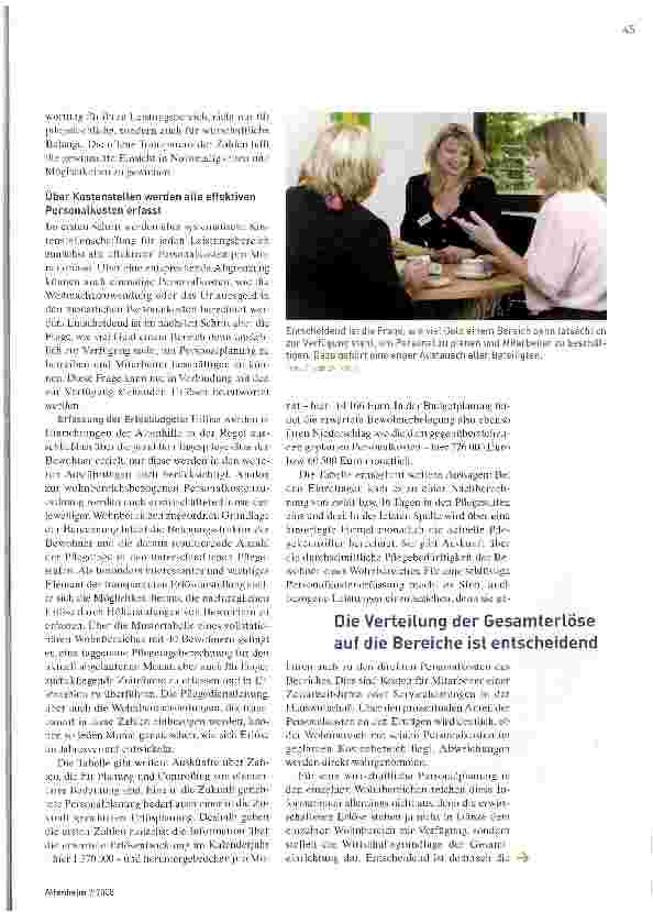 Vorschauseite 2: Erlösorientierte PersonalplanungSo halten Sie Ihre Personalkosten im Lot