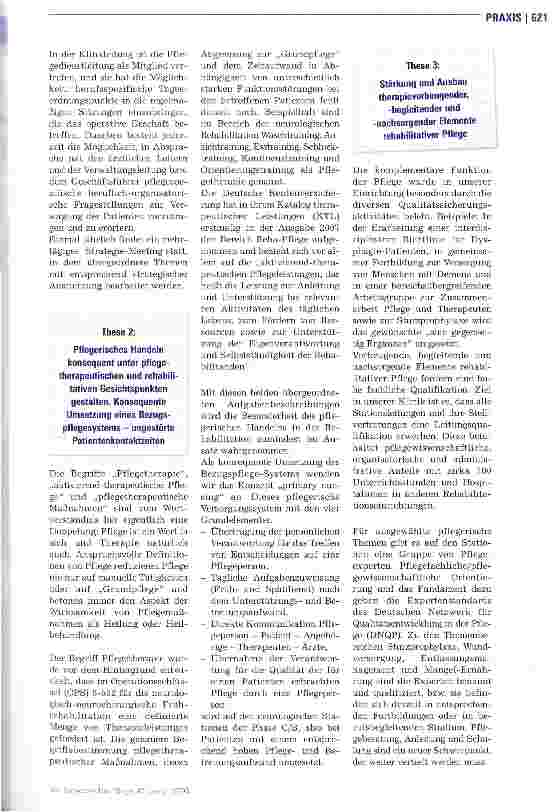 Vorschauseite 2: Das Besondere der „Pflege in der Rehabilitation