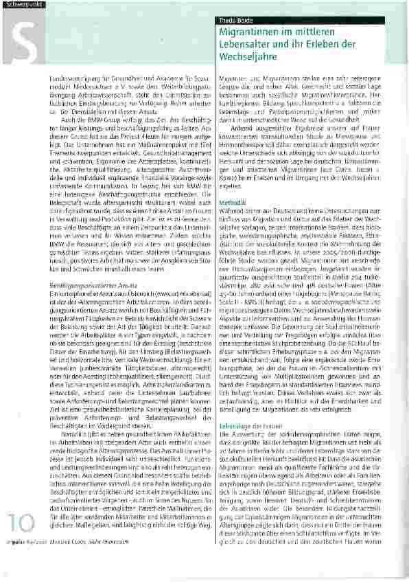 Vorschauseite 2: Altersgerechte Personalstrategien -Ansätze zur Gesunderhaltung von Beschäftigten