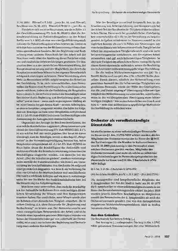 Vorschauseite 3: Mitbestimmung bei vorübergehenden dienstlichen Verwendungen