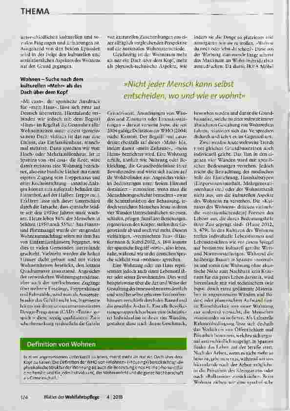 Vorschauseite 2: Mehr als nur ein Dach über dem Kopf